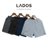 Quần short đùi thể thao nam 2 lớp Lados-34.089 co giãn, túi kéo, tập gym chạy bộ 5