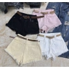 Quần short jean lưng cao túa rua trơn hack dáng PST8.134 - Giá chỉ 129k giảm mạnh 6