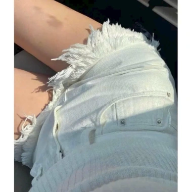 Quần short jean lưng cao túa rua trơn hack dáng PST8.134 - Giá chỉ 129k giảm mạnh