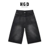Quần Short Jean Lửng Ống Rộng Nam Retro Hàn Quốc Wide Leg QJ05 - H&D Giá 169k 10