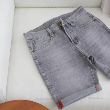 Quần Short Jean Nam Cao Cấp JS119 – Ngắn Trên Gối, Chống Bay Màu, Co Giãn, Dày Dặn, Thoải Mái Hè – 155.000₫ 7