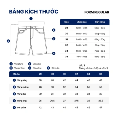 Quần short jean nam ICONDENIM co dãn classic form regular - Giá chỉ 335.000₫ 9