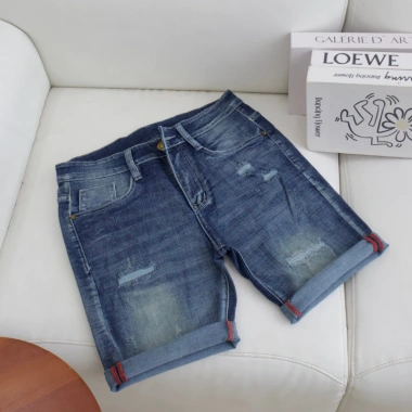 Quần Short Jean Nam JS126 Form Ngắn Gối, Chống Bay Màu, Co Giãn, Dày Dặn - 155k Quần Short Jean Nam JS126 Form Ngắn Gối, Chống Bay Màu, Co Giãn, Dày Dặn - 155k
