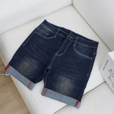 Quần Short Jean Nam JS126 Form Ngắn Gối, Chống Bay Màu, Co Giãn, Dày Dặn - 155k 8 Quần Short Jean Nam JS126 Form Ngắn Gối, Chống Bay Màu, Co Giãn, Dày Dặn - 155k 8