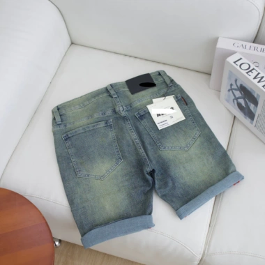 Quần short jean nam JS127 Form ngắn trên gối, chống bay màu, co giãn, dày dặn, thoải mái hè - 155.000 VND 4 Quần short jean nam JS127 Form ngắn trên gối, chống bay màu, co giãn, dày dặn, thoải mái hè - 155.000 VND 4