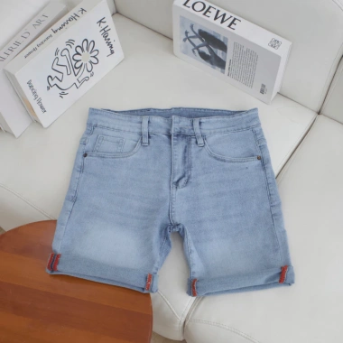 Quần short jean nam JS127 Form ngắn trên gối, chống bay màu, co giãn, dày dặn, thoải mái hè - 155.000 VND 7 Quần short jean nam JS127 Form ngắn trên gối, chống bay màu, co giãn, dày dặn, thoải mái hè - 155.000 VND 7