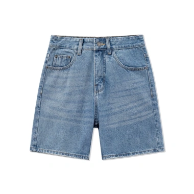 Quần Short Jean Nam LADOS-4.141 chất jean cao cấp, mịn đứng form, phong cách trẻ, dễ phối đồ - Giá chỉ 209.000₫