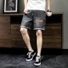 Quần short jean nam ống suông cạp thường cúc bấm điều chỉnh chiều dài QJ03 H&D - Giá ưu đãi 169k 3