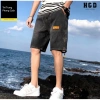 Quần short jean nam ống suông cạp thường cúc bấm điều chỉnh chiều dài QJ03 H&D - Giá ưu đãi 169k 11