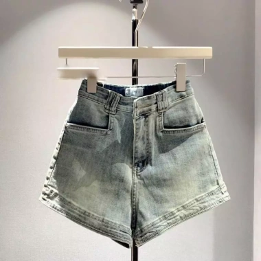Quần short jean nữ cao cạp form ôm túi lai to siêu co giãn Hotgirl SML 159k 3 Quần short jean nữ cao cạp form ôm túi lai to siêu co giãn Hotgirl SML 159k 3