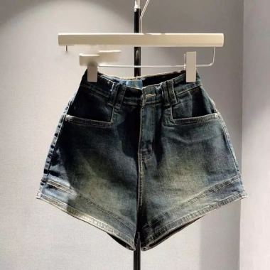 Quần short jean nữ cao cạp form ôm túi lai to siêu co giãn Hotgirl SML 159k