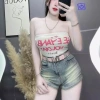 Quần short jean nữ cao cạp form ôm túi lai to siêu co giãn Hotgirl SML 159k 6