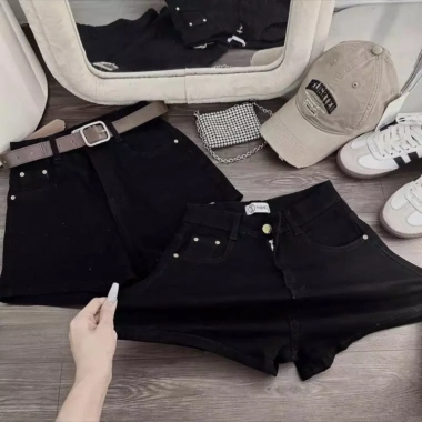 Quần short jean nữ co dãn form ôm, cạp cao, lên cuốn trơn cơ bản, dáng thon AH06 – Giá 159k 9 Quần short jean nữ co dãn form ôm, cạp cao, lên cuốn trơn cơ bản, dáng thon AH06 – Giá 159k 9