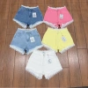 Quần short jean nữ lưng cao REN-MS014 chất denim viền tua, giảm giá 139k 7