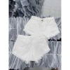 Quần short jean nữ trắng rách đùi lai tua cạp lưng cao hotgirl thời trang 139k 6