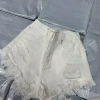 Quần short jeans nữ 2 màu, kiểu rách, tua rua, cạp cao, siêu thoải mái, chỉ 129k 3