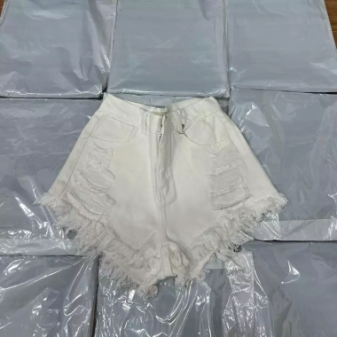 Quần short jeans nữ 2 màu, kiểu rách, tua rua, cạp cao, siêu thoải mái, chỉ 129k