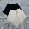Quần short jeans nữ 2 màu, kiểu rách, tua rua, cạp cao, siêu thoải mái, chỉ 129k 9
