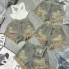 Quần short jeans nữ rách 4 nút lưng cao - Giá ưu đãi 129,000₫ 3