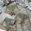 Quần short jeans nữ rách 4 nút lưng cao - Giá ưu đãi 129,000₫ 4