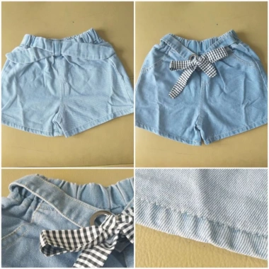 Quần short jeans size đại bé gái 22-35kg - Giá ưu đãi 75.000đ thời trang trẻ em