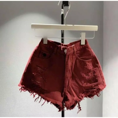 Quần Short Jeans Thêu Tim Rách Lưng Cao Tôn Dáng - Giá 129.000đ (Giảm 22%)