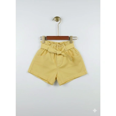 Quần short kaki bé gái ONE BEE lưng thun thắt nơ – chất mềm mát, form xinh 4