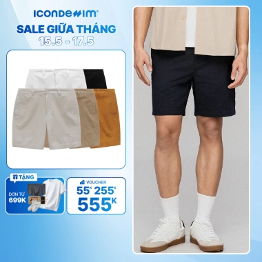 Quần Short Kaki Nam ICONDENIM Corduroy OG Form Regular - Giá ưu đãi 314.000₫ Quần Short Kaki Nam ICONDENIM Corduroy OG Form Regular - Giá ưu đãi 314.000₫