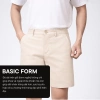 Quần Short Kaki Nam LADOS-4.195 - Chất lụa cao cấp, mềm mịn, form regular, chuẩn size, đẹp mát, dễ phối 5