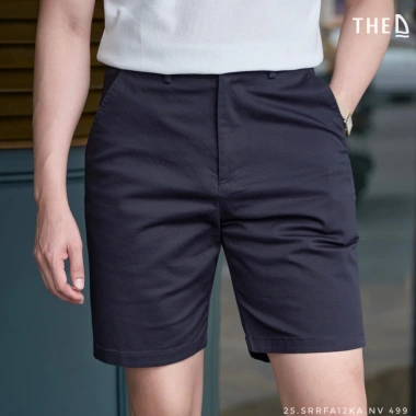 Quần short kaki nam THE D dáng regular trẻ trung, form đẹp - giảm giá 499.000₫