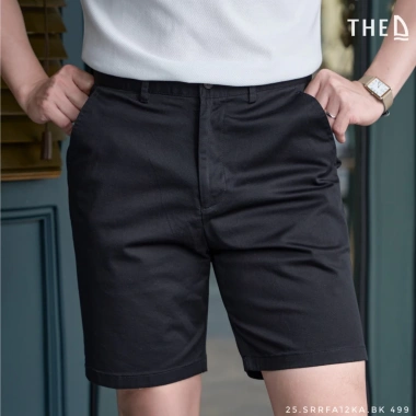 Quần short kaki nam THE D dáng regular trẻ trung, form đẹp - giảm giá 499.000₫
