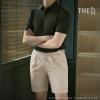 Quần short khaki nam THE D, cotton pha spandex mềm mại thoáng khí - 810.000₫