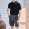 Quần short khaki nam THE D Regular Fit cao cấp, mềm mại, thoáng khí, giá 499.000đ
