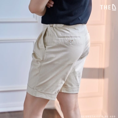 Quần short khaki nam THE D Regular Fit cao cấp, mềm mại, thoáng khí, giá 499.000đ 6