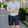 Quần short khaki nam THE D Regular Fit cao cấp, mềm mại, thoáng khí, giá 499.000đ 10
