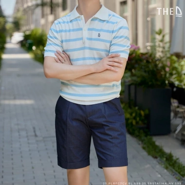 Quần short khaki nam THE D Regular Fit cao cấp, mềm mại, thoáng khí, giá 499.000đ 10