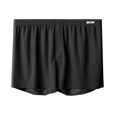 Quần Short Nam Ice Silk Thoáng Khí Mùa Hè, Băng Lụa Mềm Mại, Co Giãn, Eo Thường, Đầu Gối Trơn, Homewear Bãi Biển 289k 10
