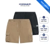 Quần Short Nam ICONDENIM Kaki Stretch Cargo Regular - Giá chỉ 369.000₫, giảm 22%