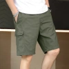 Quần short nam kaki cotton mềm mịn dày dặn, thoải mái, phong cách thể thao, giảm giá 125.000₫ 2