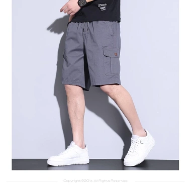 Quần short nam kaki cotton mềm mịn dày dặn, thoải mái, phong cách thể thao, giảm giá 125.000₫