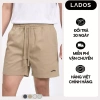 Quần short nam LADOS-4.182 chất kaki lạnh, thêu logo, form trẻ trung, dễ phối đồ