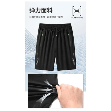 Quần short nam mùa hè băng lụa mỏng co giãn, phong cách trẻ trung, giá chỉ 144.285₫ 5 Quần short nam mùa hè băng lụa mỏng co giãn, phong cách trẻ trung, giá chỉ 144.285₫ 5