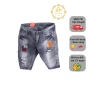 Quần short nam thêu logo chất bò co dãn 4 chiều skinny đẹp rin trơn 125.020 VND 4