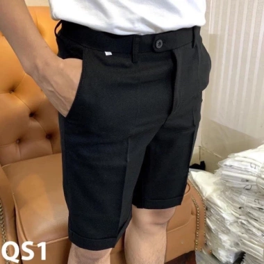 Quần short nam vải tuyết mưa không nhăn không xù, dáng ôm Hàn Quốc 96.000₫