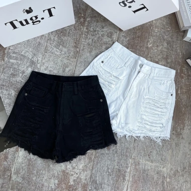 Quần short nữ cạp cao phong cách Hàn Quốc, sooc bò rách, thoải mái - Giá 108.160 VND 8 Quần short nữ cạp cao phong cách Hàn Quốc, sooc bò rách, thoải mái - Giá 108.160 VND 8