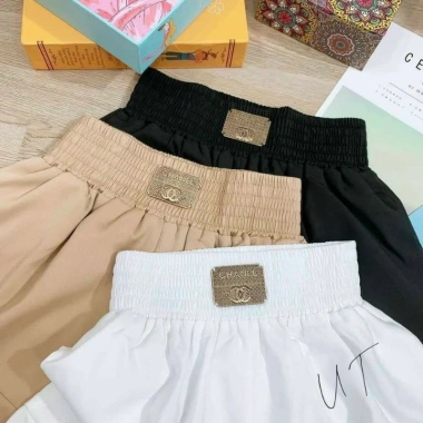 Quần short nữ cạp chun tag, giá rẻ 79k, đùi soóc ống rộng, mặc ở nhà đi chơi 6