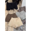 Quần short nữ đen kiểu Hàn Quốc ôm sát, len mềm mại, thời trang thu đông, chỉ 240.000đ 3