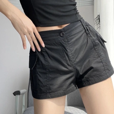 Quần short nữ kaki thời trang size đa dạng màu sắc tặng dây buộc tóc giảm 73k