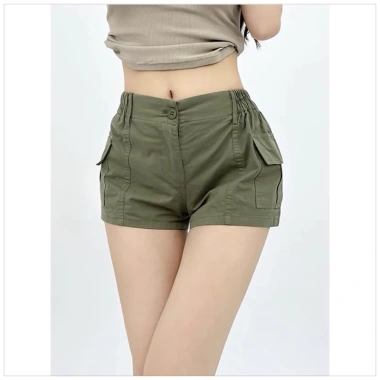 Quần short nữ kaki thời trang size đa dạng màu sắc tặng dây buộc tóc giảm 73k