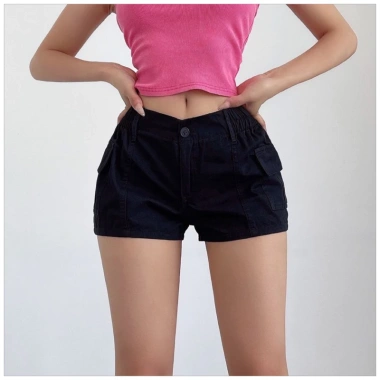 Quần short nữ kaki thời trang size đa dạng màu sắc tặng dây buộc tóc giảm 73k